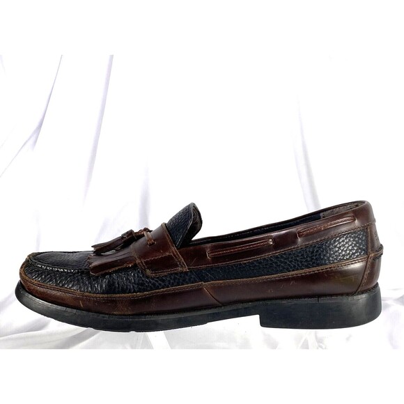 Sperry Top Sider Men\'s Sz. 14 M Mahogany Leather Moccasin Kiltie Tassel Loafer main image 8